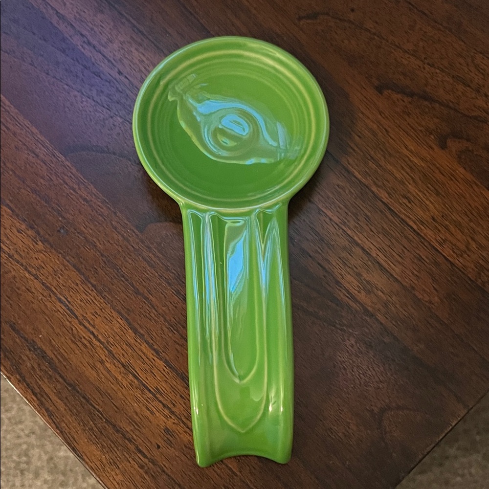 Fiestaware retired Shamrock Green Ceramic Spoon Rest